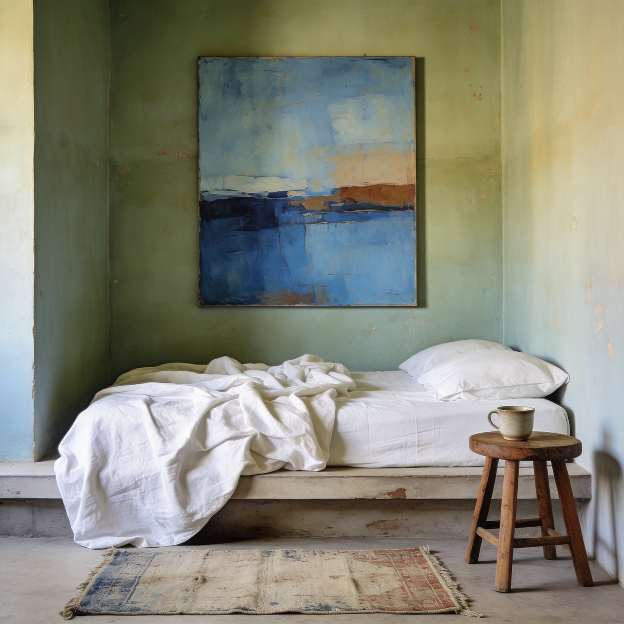 Ocean collection — tall coastal painting