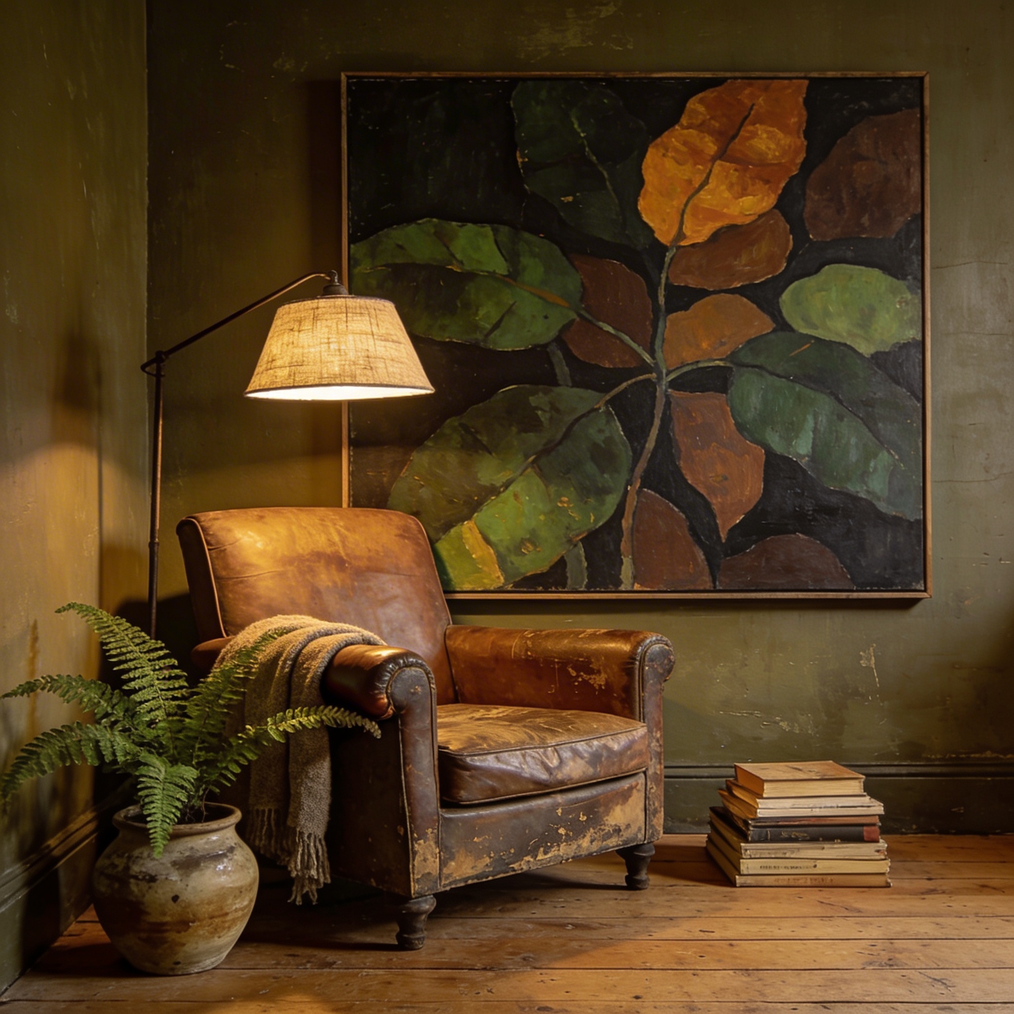 Undergrowth collection — lush botanical in a room
